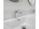 Close-up of bathroom sink with modern faucet and sleek design at 1813 Hillside Dr, Tampa, FL 33610