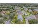 Residential neighborhood aerial view showcasing well-maintained homes, green spaces, and mature trees at 1932 Sean Wood Cir, Brandon, FL 33510