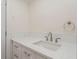 Bathroom showcasing a new vanity, modern faucet, and stylish mirror at 2146 Waterside Dr, Clearwater, FL 33764
