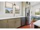 Bright kitchen featuring stainless steel appliances, light countertops, and a breakfast nook at 241 72Nd N St, St Petersburg, FL 33710