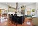 Stunning kitchen with a center island, stainless steel appliances, and tiled flooring at 241 72Nd N St, St Petersburg, FL 33710