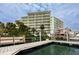 Spacious waterfront condo features a private boat slip at 399 2Nd St # 217, Indian Rocks Beach, FL 33785
