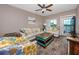 Comfortable living room with stylish furniture and water views at 399 2Nd St # 217, Indian Rocks Beach, FL 33785