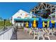 Outdoor waterfront dining at Jimmy's Fish House at 399 2Nd St # 217, Indian Rocks Beach, FL 33785