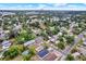 Beautiful aerial shot of a neighborhood with mature trees and manicured lawns at 4071 45Th N Ave, St Petersburg, FL 33714
