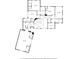 Upstairs floor plan showcasing layout of bedrooms and living areas at 419 S Shore Crest Dr, Tampa, FL 33609