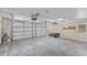 Spacious two car garage with doors in good condition and room for storage at 495 Appaloosa Rd, Tarpon Springs, FL 34688