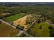 Aerial view of land with boundaries outlined showcasing the size of the property at 495 Appaloosa Rd, Tarpon Springs, FL 34688