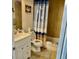 Bathroom featuring a shower curtain at 6903 11Th Ave E, Palmetto, FL 34221
