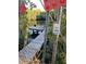 Dock overlooking the water, with a 'Redneck Parking Only' sign, surrounded by lush greenery at 6903 11Th Ave E, Palmetto, FL 34221