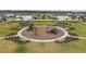 Community playground with shade structures, picnic tables, and benches at 7819 Notched Pine Bnd, Wesley Chapel, FL 33545