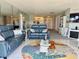 Comfortable living area with a modern sitting arrangement and plenty of sunlight at 100 Bluff View Dr # 105C, Belleair Bluffs, FL 33770