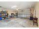 Spacious two-car garage offering ample storage and parking space at 11315 N Armenia Ave, Tampa, FL 33612
