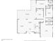 Detailed floor plan highlighting the layout of the home, including the bedrooms, bathrooms, and living spaces at 1332 Marjohn Ave, Clearwater, FL 33756