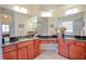 Spacious bathroom with granite countertops and double sinks at 13338 Jaudon Ranch Rd, Dover, FL 33527
