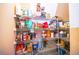 Organized pantry with shelving for ample storage space at 13338 Jaudon Ranch Rd, Dover, FL 33527
