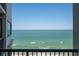 Balcony view of the ocean with a view to the north at 1600 Gulf Blvd # 1112, Clearwater Beach, FL 33767