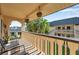 Relaxing balcony featuring comfortable seating and lush greenery for outdoor enjoyment at 2003 Cordova Grn, Seminole, FL 33777