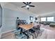Dining space featuring an open floor plan and stylish furnishings at 2003 Cordova Grn, Seminole, FL 33777