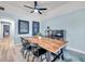 Dining area with modern decor, stylish table, and an open floor plan at 2003 Cordova Grn, Seminole, FL 33777