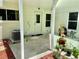 View of outdoor patio with partial covering at 2293 Swedish Dr # 11, Clearwater, FL 33763