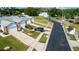 Neighborhood street view showcasing well-kept lawns and tidy landscaping at 3010 Beecher E Dr # A, Palm Harbor, FL 34683