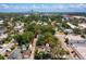A birds eye view of the area highlights the proximity to a bike trail, ocean, and downtown area at 3245 Freemont S Ter, St Petersburg, FL 33712