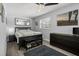 Cozy bedroom featuring modern decor, ceiling fan, and ample natural light at 3245 Freemont S Ter, St Petersburg, FL 33712