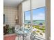 Charming breakfast nook offering beautiful views of the water and park at 331 Cleveland St # 906, Clearwater, FL 33755