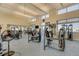Bright community gym featuring modern exercise equipment and floor-to-ceiling windows at 331 Cleveland St # 906, Clearwater, FL 33755