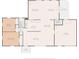 Detailed floor plan showcasing the layout with the living room, kitchen, bedrooms, bathrooms, and outdoor areas at 5812 52Nd N Ave, Kenneth City, FL 33709