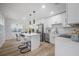 Modern kitchen with stainless steel appliances and sleek countertops at 6504 N 13Th St, Tampa, FL 33604