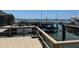 Spacious outdoor dock with boat lift overlooking the water, perfect for enjoying waterfront living at 651 Boca Ciega Point S Blvd, St Petersburg, FL 33708
