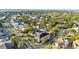 Neighborhood aerial view showcasing the property's location, mature trees and crosswalks at 113 E Bosphorous Ave # 5, Tampa, FL 33606