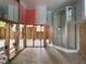 Partially renovated bathroom featuring a modern shower and exposed framing, ready for personalized design at 13326 1St E St, Madeira Beach, FL 33708