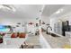 The kitchen and dining area feature stylish decor and granite countertops at 2333 Feather Sound Dr # B309, Clearwater, FL 33762