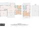 Complete home floor plan showcasing both levels with dimensions and layout of rooms at 3165 Renatta Dr, Belleair Bluffs, FL 33770