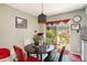 Bright dining area with outdoor access and modern furnishings at 3203 Doe Ct, Brandon, FL 33511
