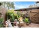 Lush patio filled with potted plants and charming decor providing a tranquil outdoor retreat at 3203 Doe Ct, Brandon, FL 33511