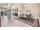 Open-concept dining area with stylish decor and easy access to the kitchen at 32242 Summerglade Dr, Wesley Chapel, FL 33545