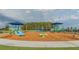 Community playground with colorful slides, swings, and play structures for enjoyment at 32242 Summerglade Dr, Wesley Chapel, FL 33545