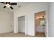Primary bedroom with ensuite bathroom and closet at 36755 Thomas Jefferson Rd, Dade City, FL 33525