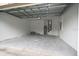 Spacious two-car garage with ample room for parking and storage at 36755 Thomas Jefferson Rd, Dade City, FL 33525