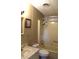Full bathroom with neutral tile, shower and tub combination at 5714 Cheyenne St, Zephyrhills, FL 33542