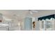 Open living area with vaulted ceilings, eat-in kitchen, and lots of natural light at 5812 Garden Lakes Majestic, Bradenton, FL 34203