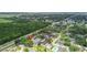 Aerial view of the condo complex, pool, and parking at 9821 113Th St # 201, Seminole, FL 33772