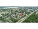 Aerial view of the condo complex surrounded by trees at 9821 113Th St # 201, Seminole, FL 33772
