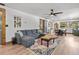 Comfortable living room with lots of natural light at 9821 113Th St # 201, Seminole, FL 33772