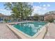 Inviting community pool surrounded by lounge chairs and lush greenery at 9821 113Th St # 201, Seminole, FL 33772