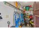 Organized storage space with shelves and various equipment at 9821 113Th St # 201, Seminole, FL 33772